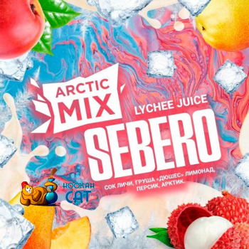 Табак для кальяна Sebero Arctic Mix Lychee Juicy (Личи Дюшес Персик Арктик) 25г Акцизный